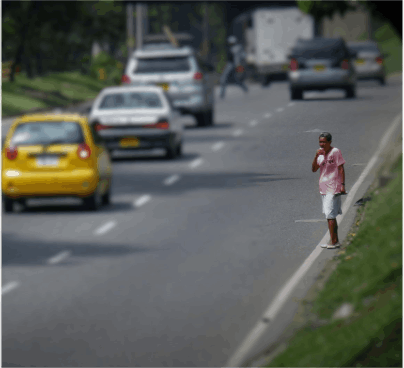 imagen seguridad vial peaton