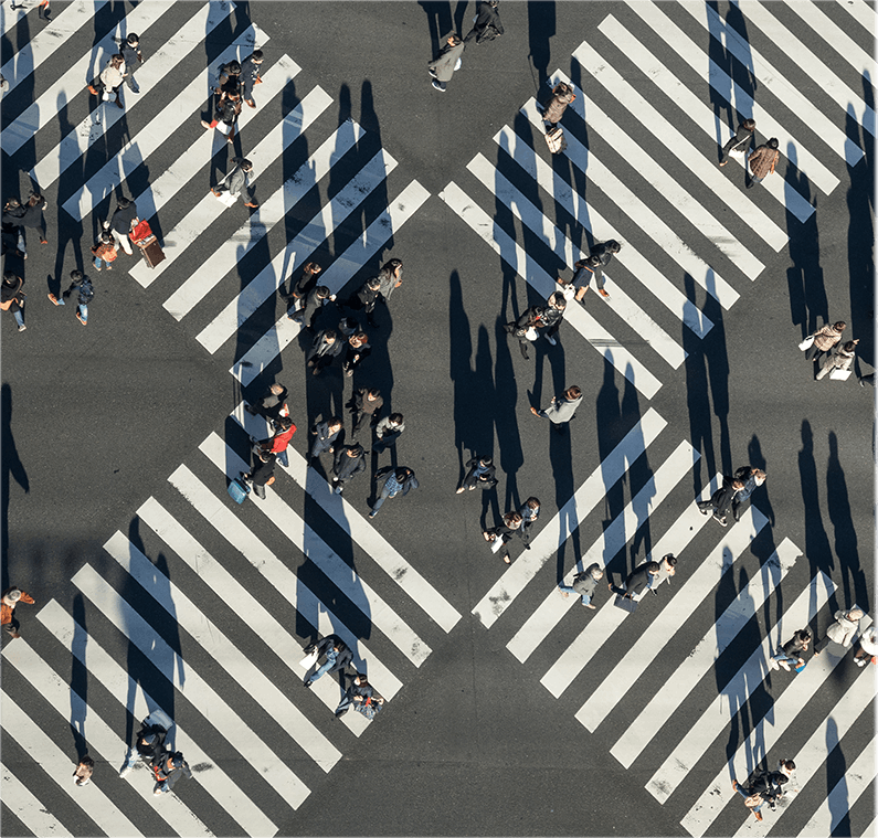 Fotografía movilidad peatonal