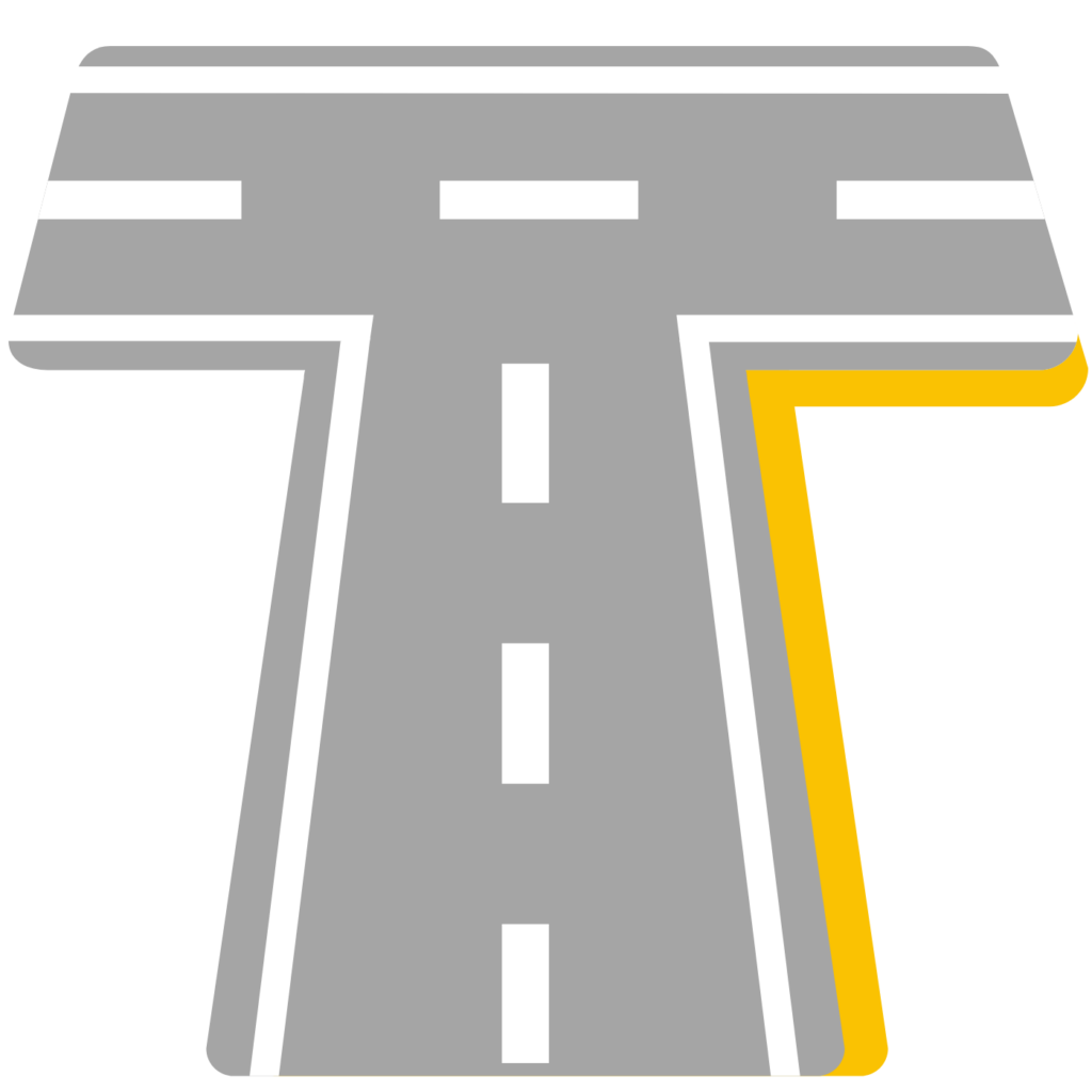Intersección en T
